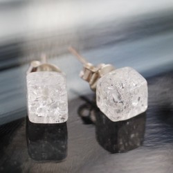 Mäekristall iiris kõrvarõngad 7mm