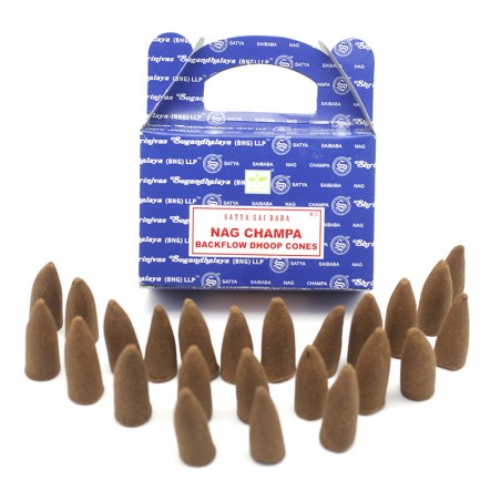 Nag Champa tagurpidi tossuga viiruk, koonus