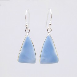 Sinine opaal kõrvarõngad