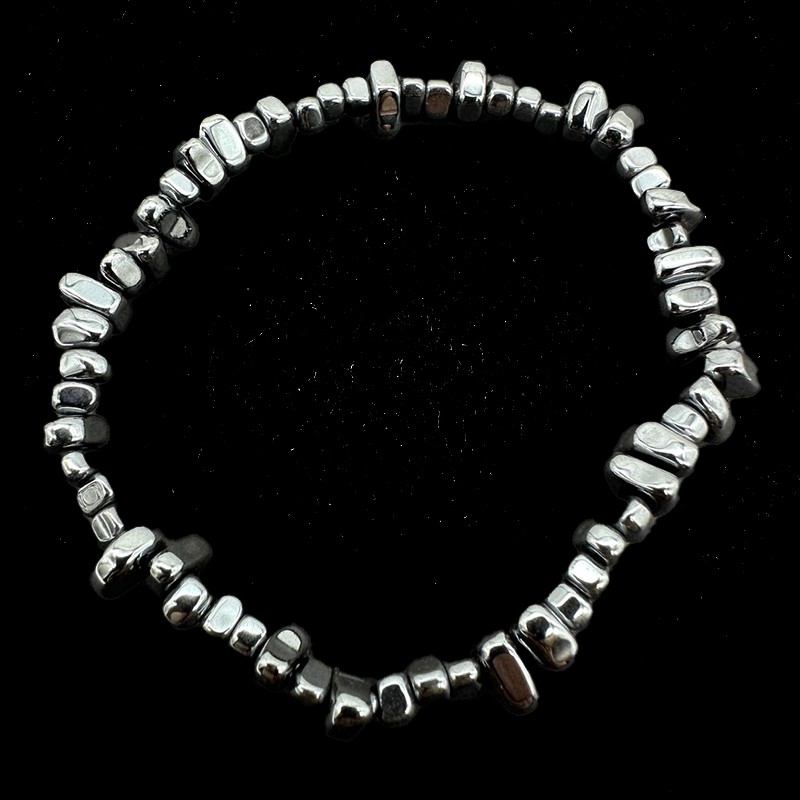 HEMATIIT (verekivi) käevõru 10mm - poolvääriskividest käevõrud - ehted